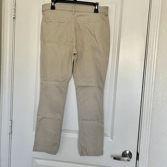 Old Navy Girls Plus Size 18 Tan Khaki Stretch Skinny Leg School Uniform Pants - Picture 4 of 11